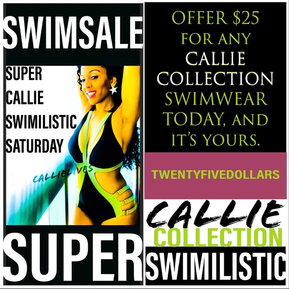 WOW couture Tops - $25 SWIMSUITS: CALLIE COLLECTION ONLY: TODAY ONLY!